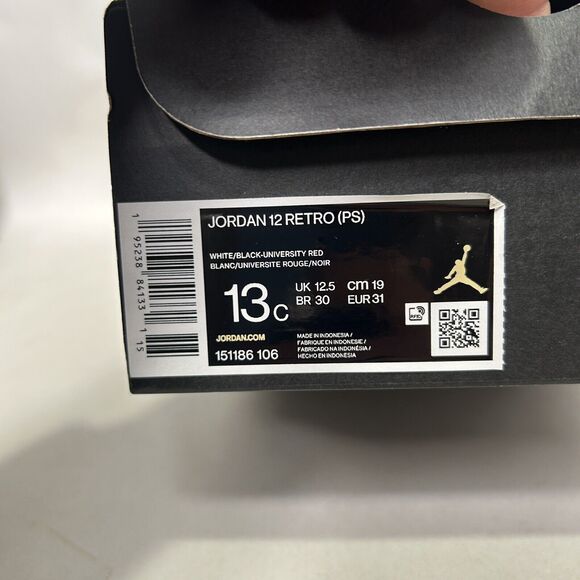 Nike Air Jordan 12 Retro PS “Twist/University Red White” 2024 - Picture 5 of 5